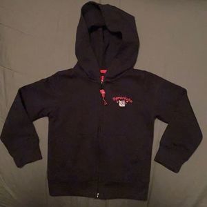 Black 3T sprockets full zippered hoodie